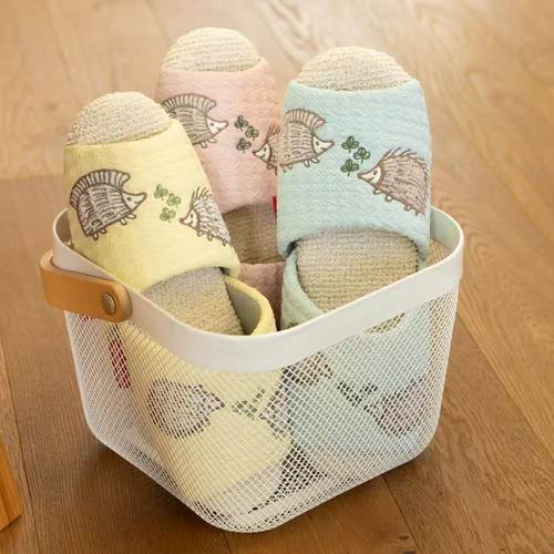 麂皮绒鞋底+静音+居家室内鞋