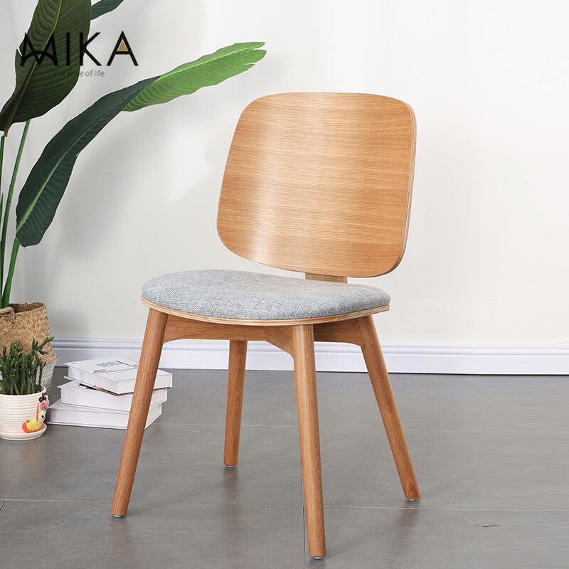 北欧风格设计师餐椅民宿椅子艺术极简家用实木现代简约舒适餐椅-封面