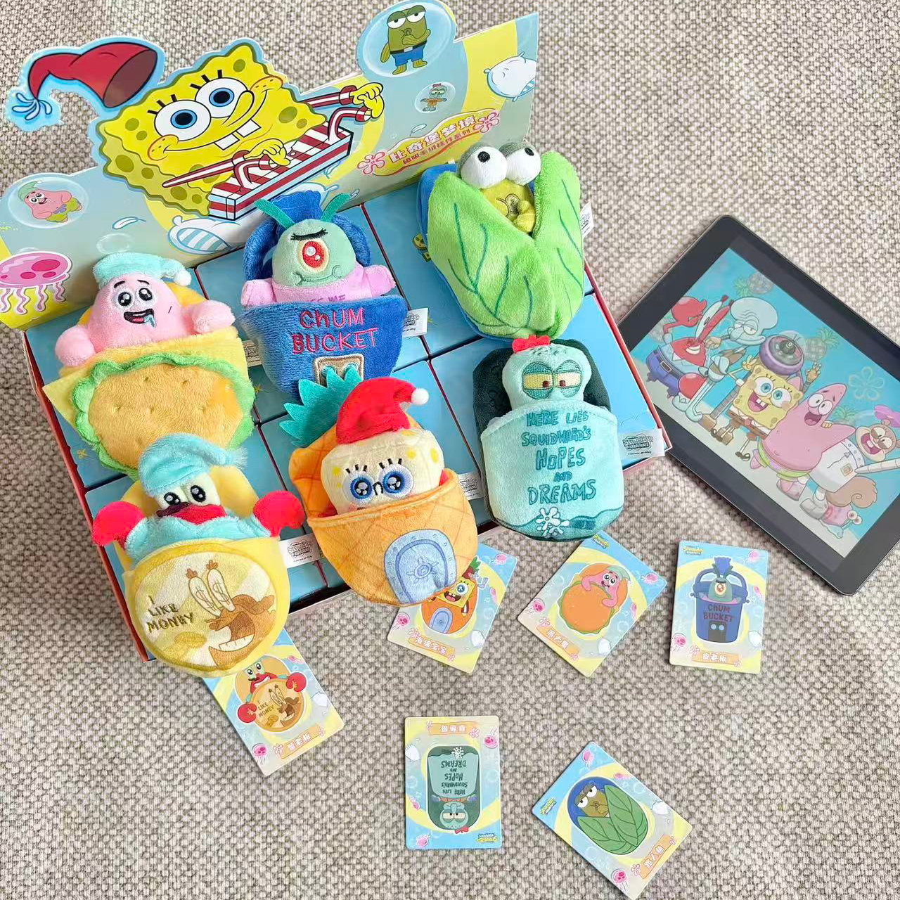 海绵宝宝比奇堡梦境毛绒磁吸挂件