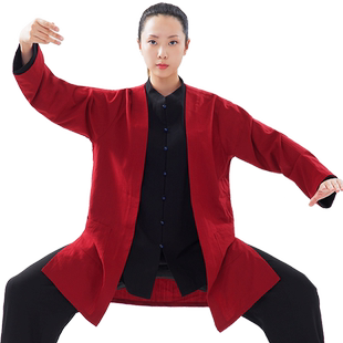 太极服女新款八段锦太极拳练功服女士三件套武术表演服太极服男款