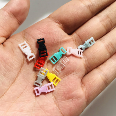 3mm插扣娃用超迷你塑料扣彩色小号书包扣BJD ob11小布卡扣辅料8mm