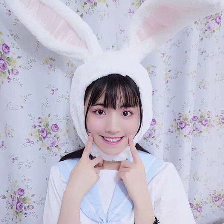 林小宅软妹甜美可爱兔子写真毛绒