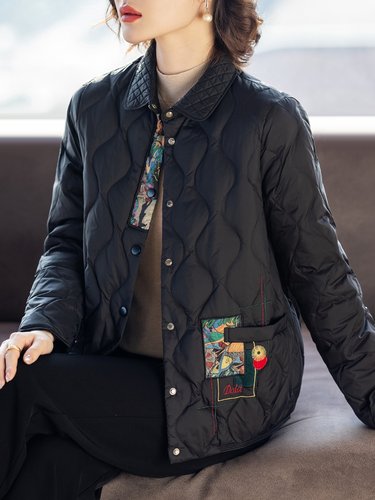 妈妈羽绒服冬装轻薄款洋气时尚上衣服中老年人妇女士外套2025新款