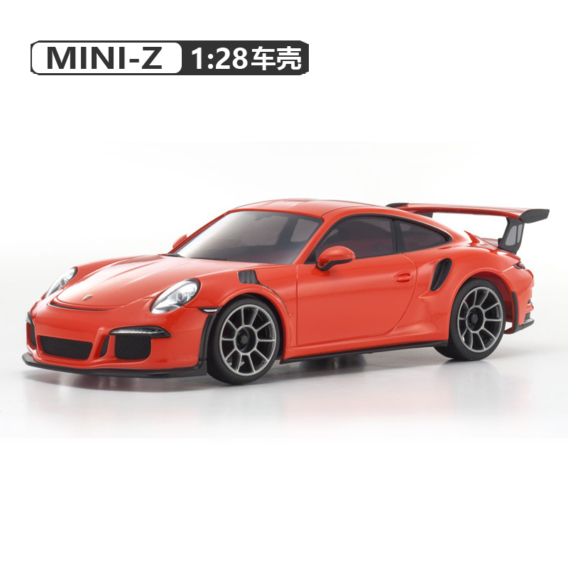 KYOSHO/京商 MINI-Z MR04 RWD蚊车车壳 保时捷911 GT3RS模型车壳