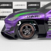 WORK1 AE24 TE37双氧拼色Mini AWD TG仿真漂移金属轮毂 蚊车用