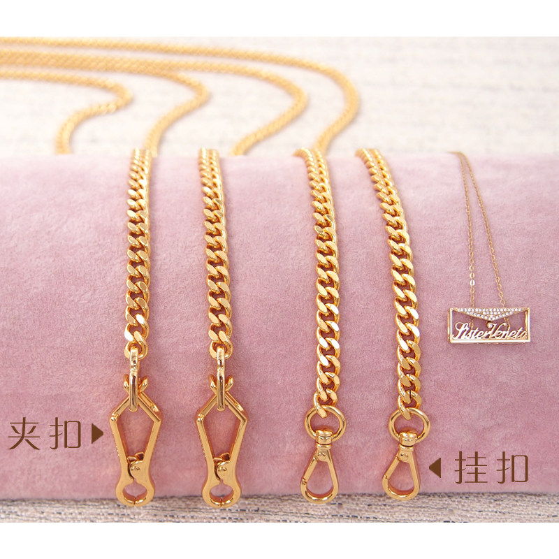 24k金色光滑纯铜真金电镀包带