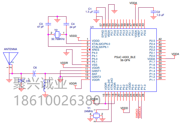 全新原装 CY8C4248LQI-BL583 丝印:CY8C4248LQI-BL583 封装:QFN56 电子元器件市场 集成电路（IC） 原图主图