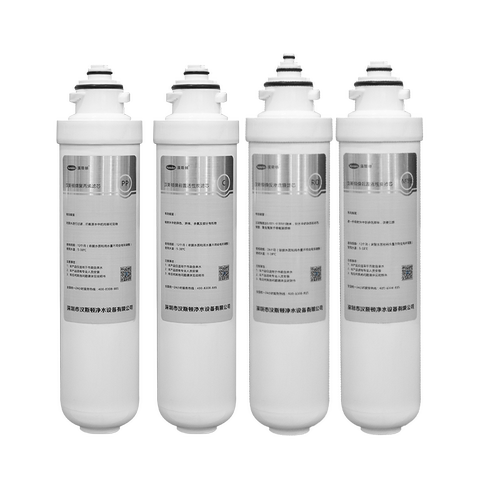 汉斯顿净水器滤芯HSD-RO75E-13滤芯专用四级旋转式一体式1513全套