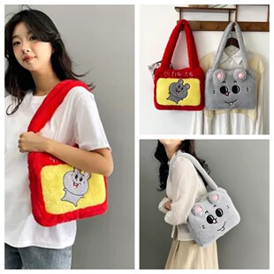老鼠痛包可爱搞怪强力粘鼠板小红书同款趣味创意稀奇古怪斜挎小包