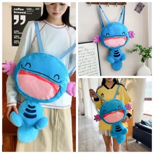 卡通动漫乌波包包宝可梦小孩儿童背包玩偶包学生帕底亚超火双肩包