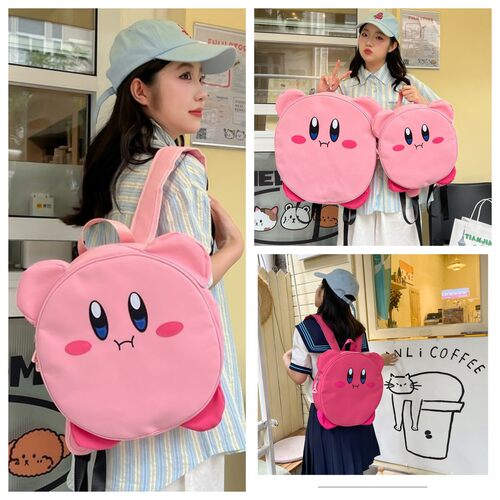 kirby休闲可好双肩包女