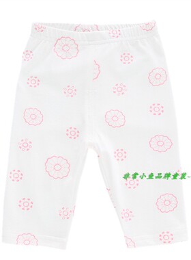 非常小鱼2018夏装18372女童针织打底裤中裤80-110码满百包邮