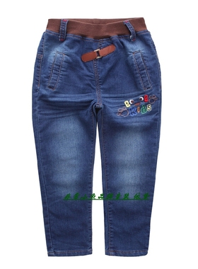 非常小鱼2016春季童装36129男童牛仔裤100-140满百包邮
