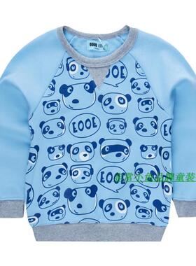 非常小鱼2016秋款童装26580男童纯棉毛圈卫衣100-140满百包邮