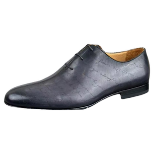 奢侈品牌男士真皮正装皮鞋牛津鞋平底休闲鞋真皮底高端男鞋宴会鞋