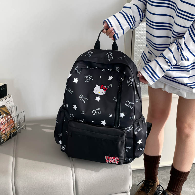 卡通可爱双肩包女背包2026新款时尚大容量休闲通勤书包凯蒂猫包包,箱包皮具/热销女包/男包,双肩背包,淘宝优惠券,粉丝福利购,淘宝优惠卷