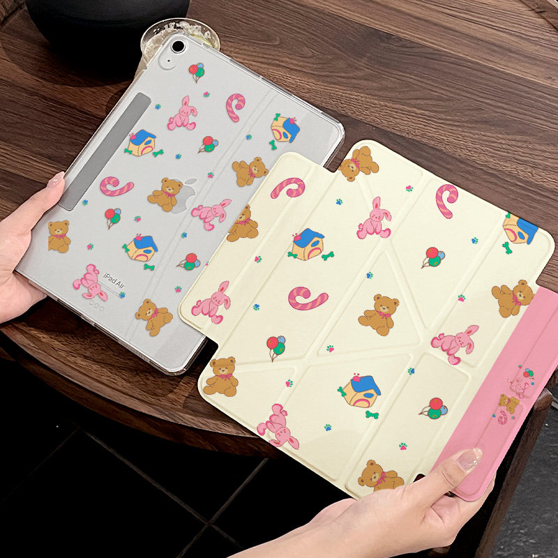 【磁吸分离款】iPad11保护套A16苹果air7/6/5平板壳10.9无笔槽Y折pro13寸磁吸9.7防摔防弯10.2/10.5寸亚克力4