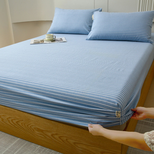 纯棉磨毛床笠床罩单件儿童男孩斗笠1米2秋冬100全棉加厚2026新款