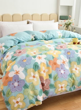 被套单件纯棉100全棉旗舰店150x200x230单独180cmx220cm1米5x2米3