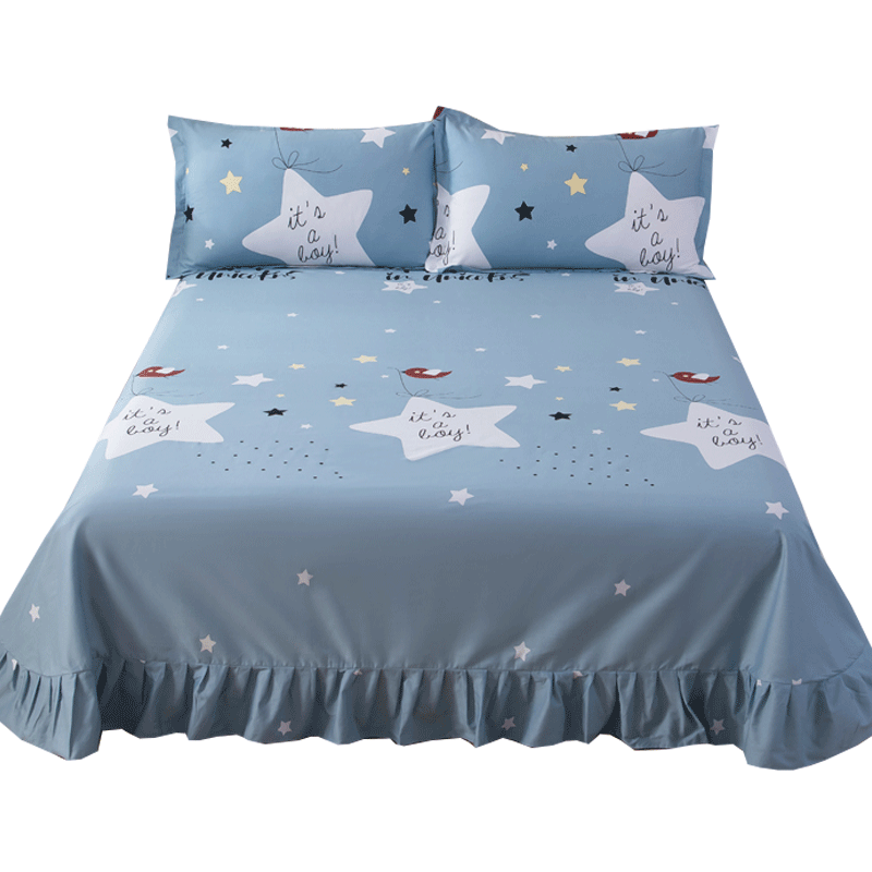 100全棉床单单件纯棉少女薄款儿童夏季榻榻米宿舍2025年新款高档