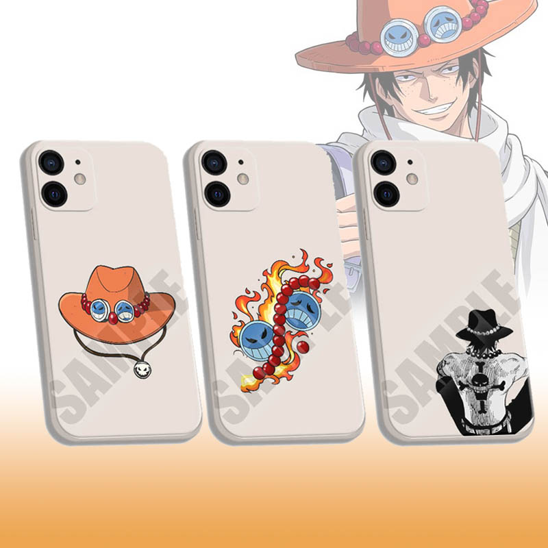 海贼王手机壳波特卡斯D艾斯帽子软壳动漫周边苹果iphone华为OPPO