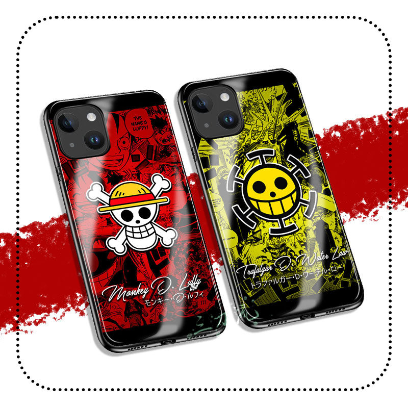 海贼王草帽海贼团标志手机壳二次元苹果iphone15华为OPPO小米vivo