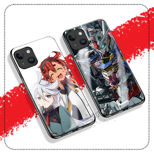 高达GUNDAM水星的魔女手机壳动漫周边iphone苹果oppo三星iqoo真我