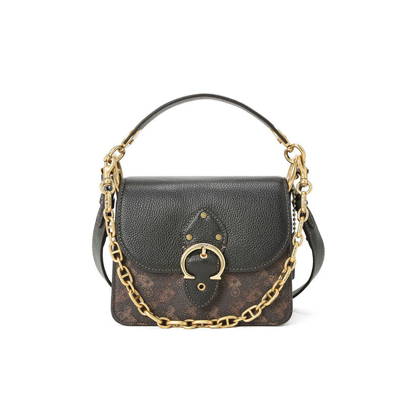 coach/蔻驰女包beat口盖包c扣马车印花手提单肩斜挎包奢侈品包包