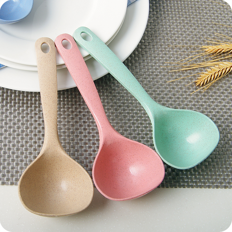 You think Habitat Wheat straw Long handle a soup spoon originality kitchen tableware thickening Plastic Large Porridge Spoonin the Kitchen/Cooking utensils , Cooking utensils , Cooking spoon shovel , Spoon  category - from Buy2taobao.com to provide professional Taobao agent buy service