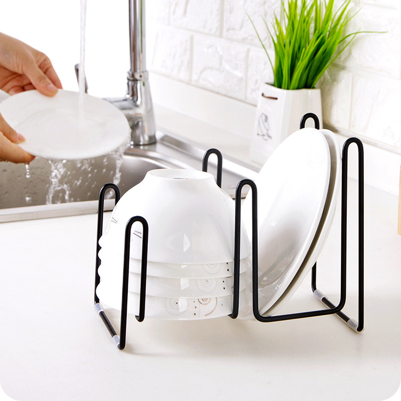 铁艺厨房置物架沥水碗架碗碟架放碗架子创意晾碗架沥水架收纳架