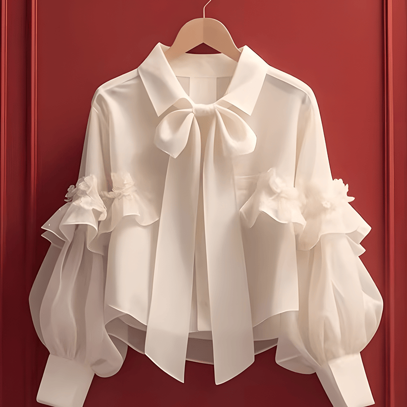 防晒白色2024新款甜美长袖上衣