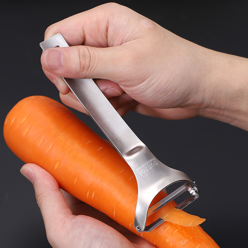 比配加厚304不锈钢削皮刀