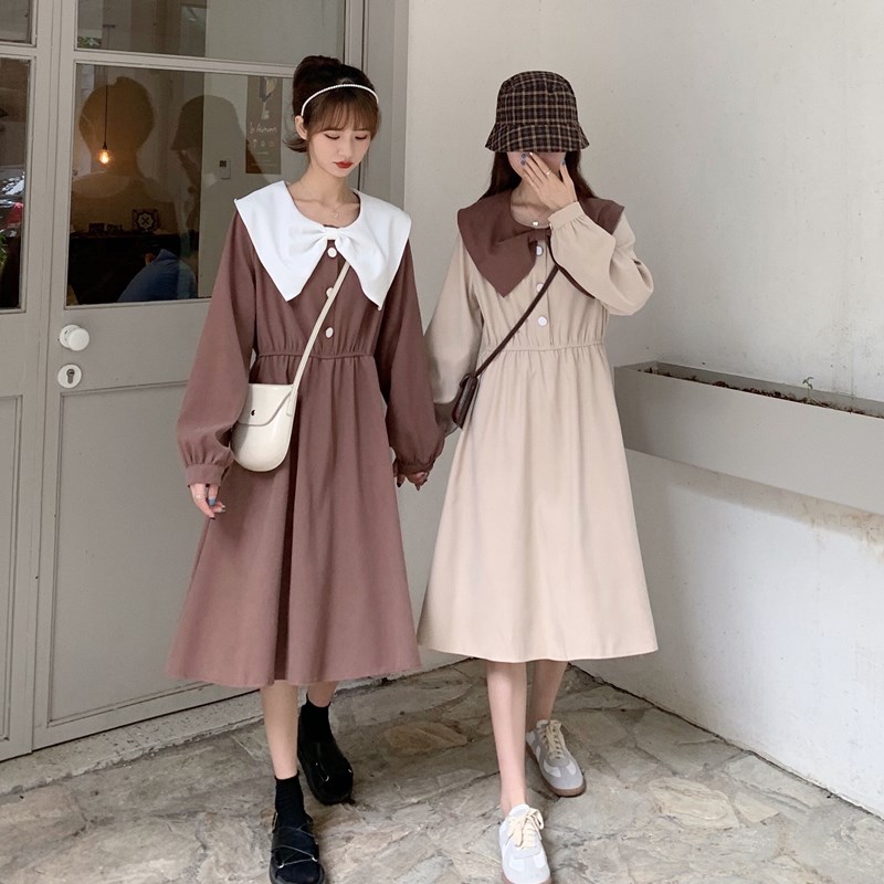 New style long sleeve dress in spring