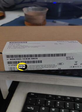 未开封6GK7443-1EX30-0XE0，实物