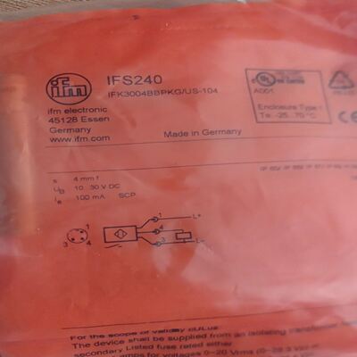 易福门ifs240 ifs297接近开关