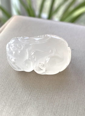 招财项坠玉髓男女吞金兽