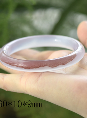 瑞丽女玛瑙水草手镯天然