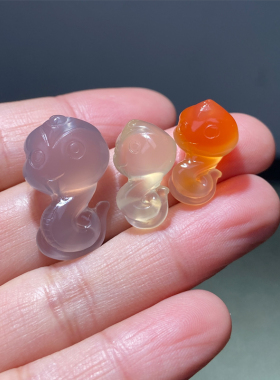 天然玛瑙生肖蛇吊坠配饰项链