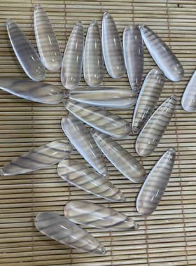 男女玉髓水滴项坠高冰