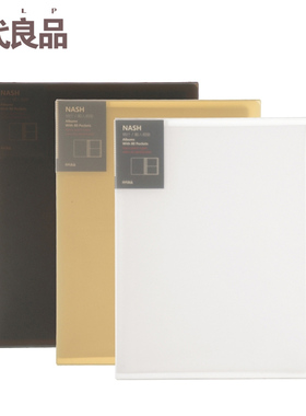 时代良品 相册翻页薄膜式6寸80片相片明信片时尚收纳相薄SD-N209