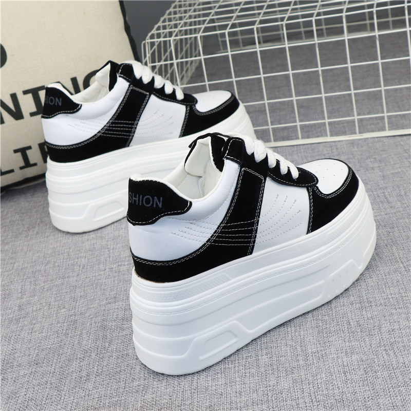 12公分内增高舒适小白鞋百搭厚底