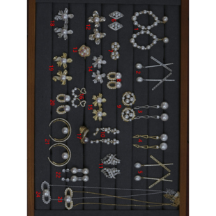 清仓 天然极光高亮天然珍珠 耳环项链戒指孤品