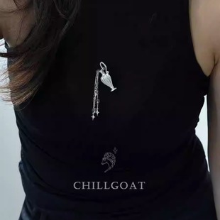 chillgoat 一千零一夜原创设计水罐水晶胸针胸花吊坠小众复古PIN