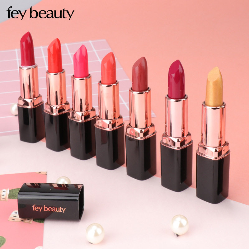 官方正品Fey beauty狂吻不易脱妆唇膏女士滋润豆沙色多色口红