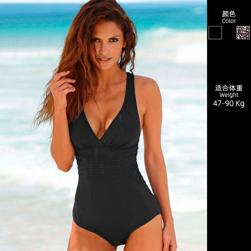 大码泳衣女款泡温泉冬天连体保守