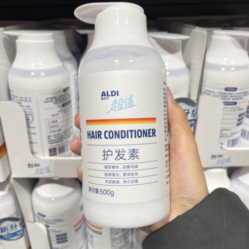 上海奥乐齐ALDI超值护发素补500g水保湿改善干枯毛糙柔顺超市代购