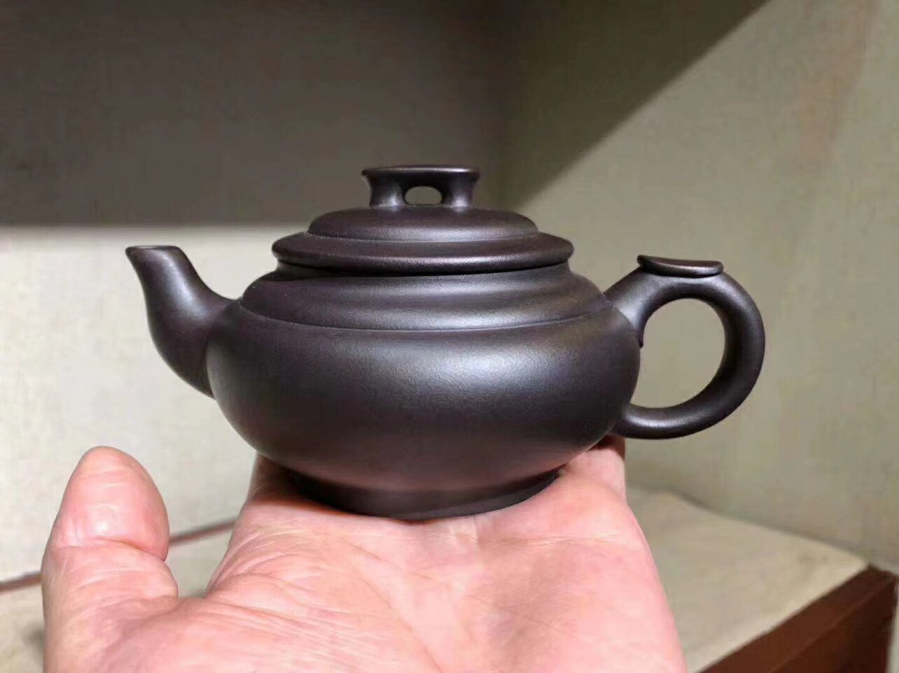 宜兴紫砂壶全手工正品茶壶原矿黑拼紫冯桂林传人收藏冯勤芳上新桥