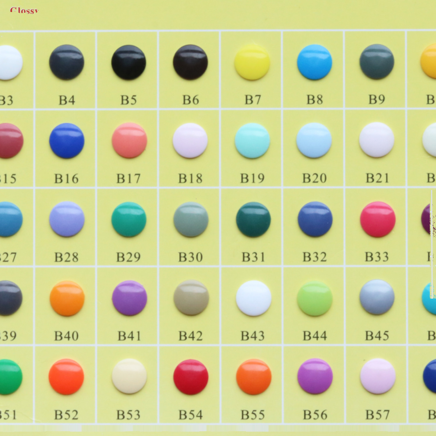 华联四合扣T8双大面KAM按树脂扣服装辅料纽扣暗扣60个颜色