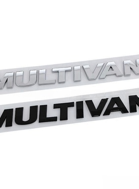 适用大众迈特威T5 黑凯路威t6中网尾标MULTIVAN车标志STI车贴尾标