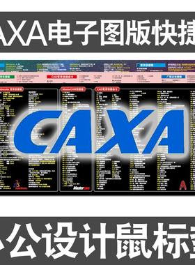 电子图版命令CAXA快捷键鼠标垫